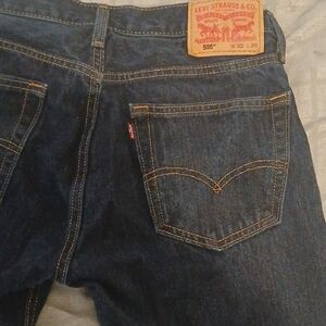 Levi's Dark Blue Relaxed Fit Men's Jeans